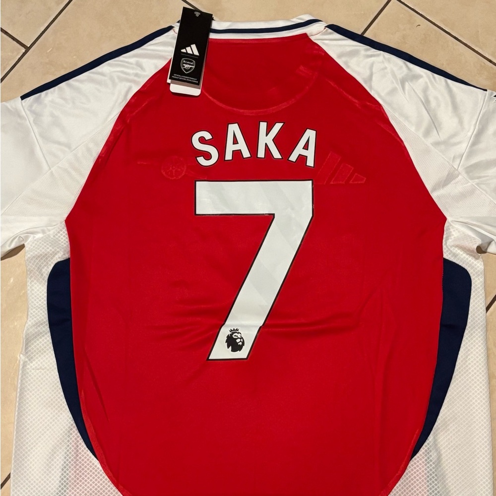 Adidas Red and White Arsenal Jersey